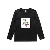 Killer Fish - Kids Long Sleeve black