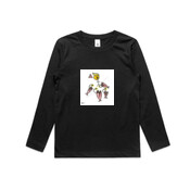 Killer Fish - Kids Long Sleeve black